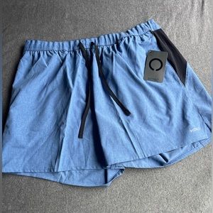 Men’s Athletic shorts, Blue, Size XL, 5in inseam, Brand Skora